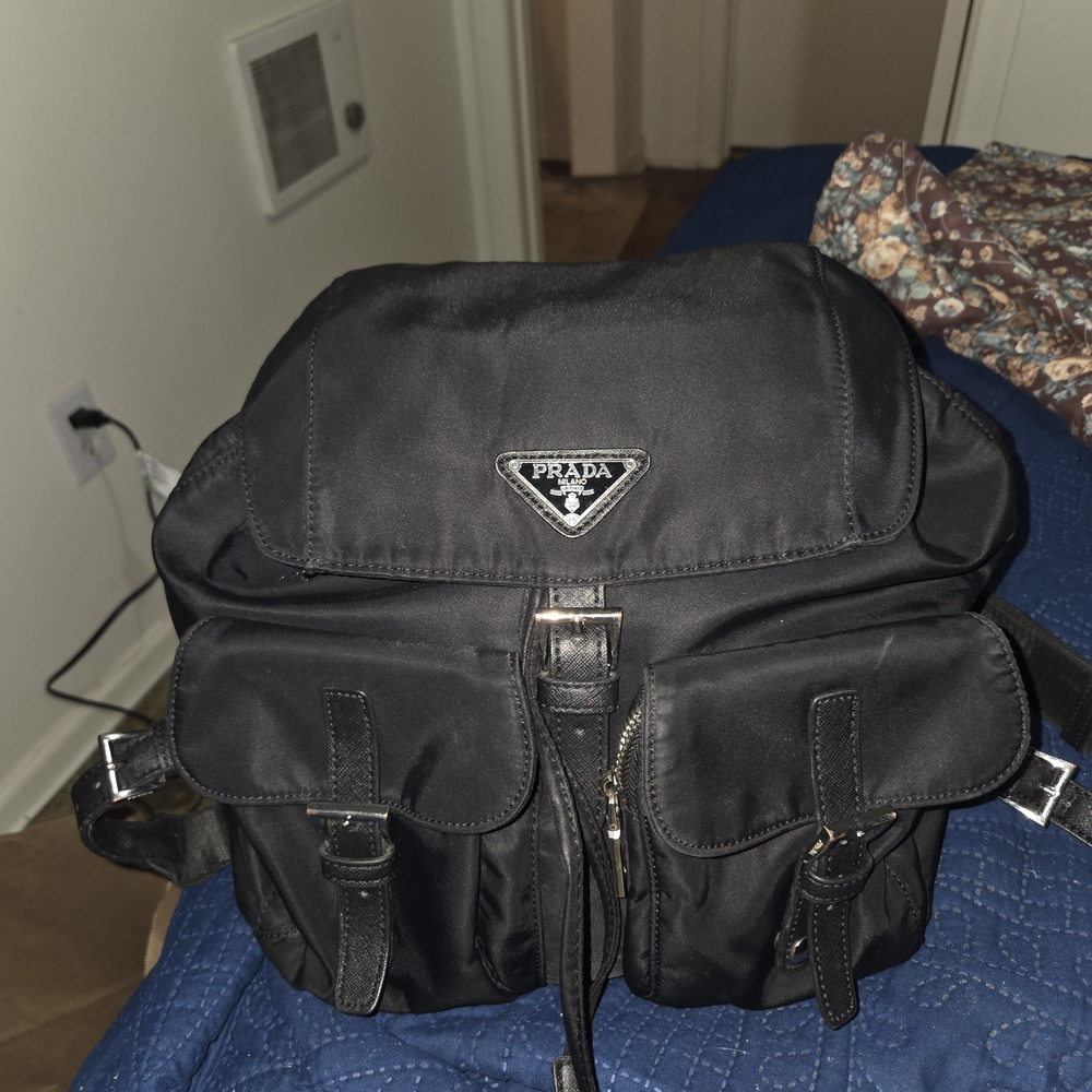 Prada Black Men's Backpack